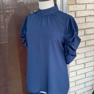 Puff-Sleeves Top 